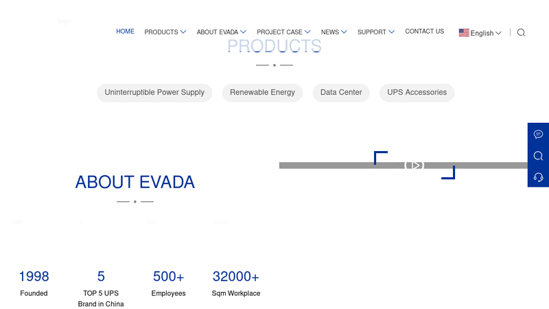 EVADA - UPS, Solar, Energy Storage, Data Center, Battery