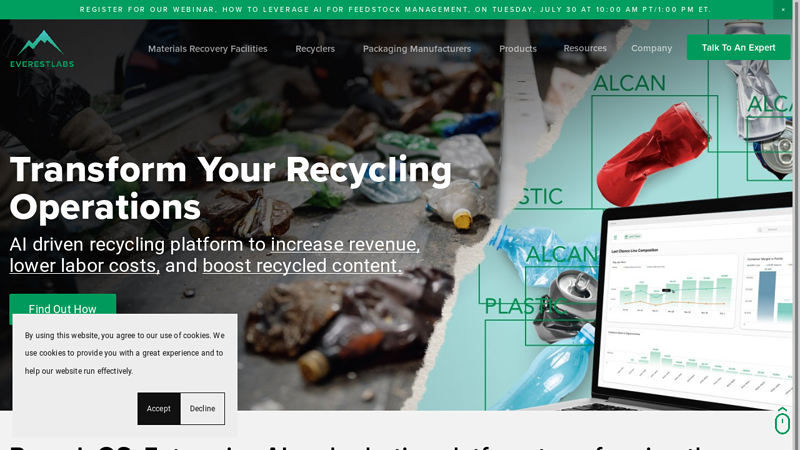 EverestLabs - AI-Powered Recycling Robots