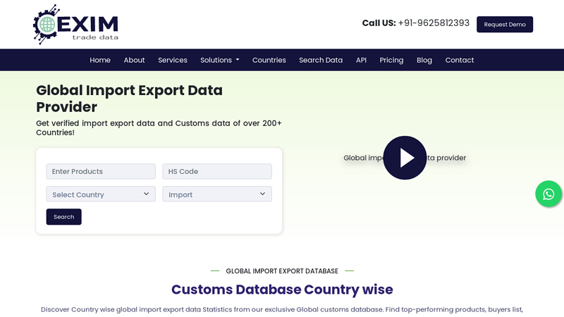 Global Import Export Data Provider | Customs Data