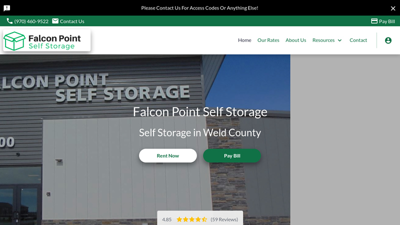 Best Storage Units near Windsor, CO | Falcon Point Self Storage