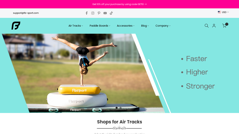 Fbsport | Your Trustworthy Vendor for Air Tracks & Paddle Boards