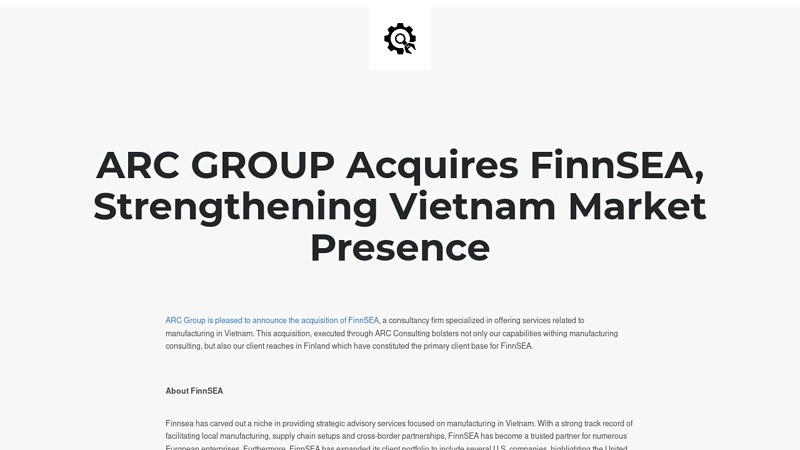 Finnsea - Vietnam Expert Business & Manufacturing Consultant