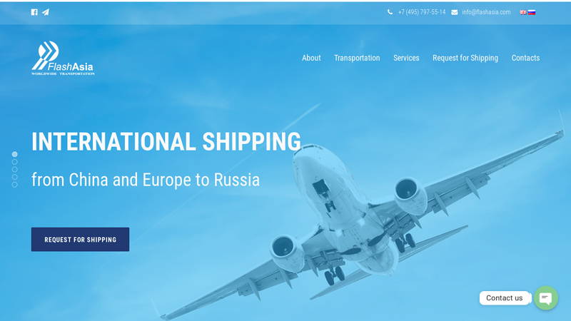 Shipping from China to Russia. Cargo logistics ? Flash Asia