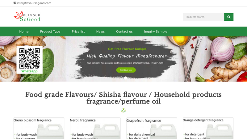 Food flavour, household products fragrance, Shisha hookha flavour suppier, perfume oil suppier