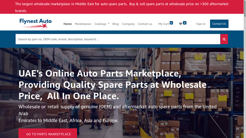 Flynest Automotive Online Auto Parts & Accessories Marketplace In UAE