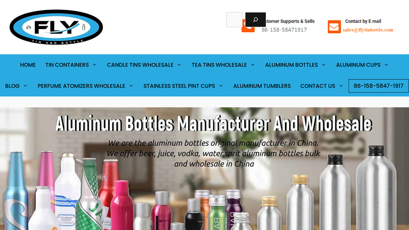 Tins, Bottles, Cups Bulk and Wholesale In China | FLYTINBOTTLE