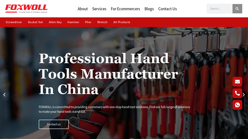 Top Hand Tool Manufacturer & Supplier in China | FOXWOLL