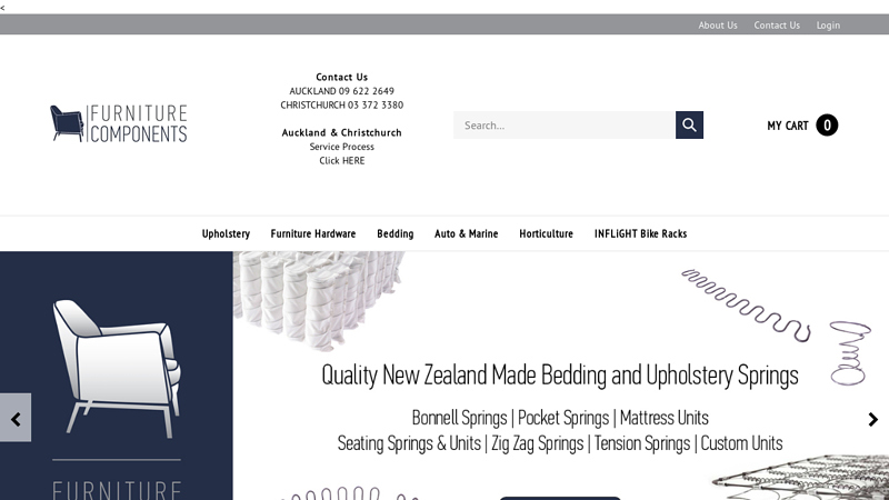 Furniture Components NZ - Upholstery Supplies & Furniture Hardware