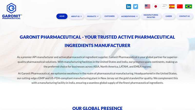 API Manufacturer India | Pharmaceutical Ingredients Supplier