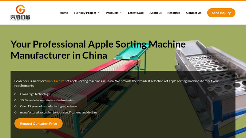 Image of Your Professional Apple Sorting Machine Manufacturer in China