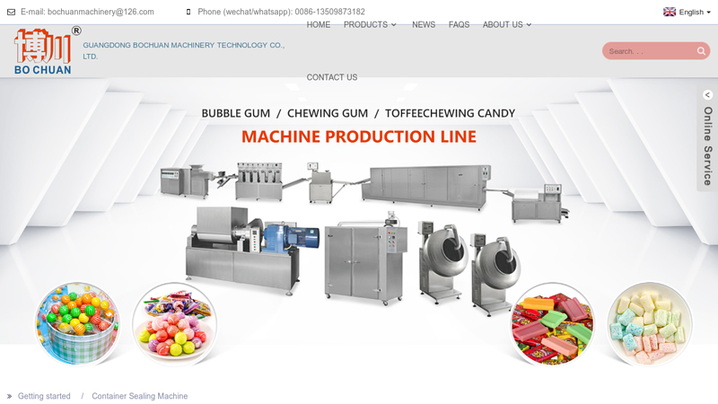 Image of China Container Sealing Machine Manufacturer and Supplier, Factory ...