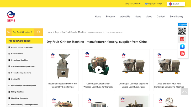 Image of Dried Fruit Powder Grinding Machine