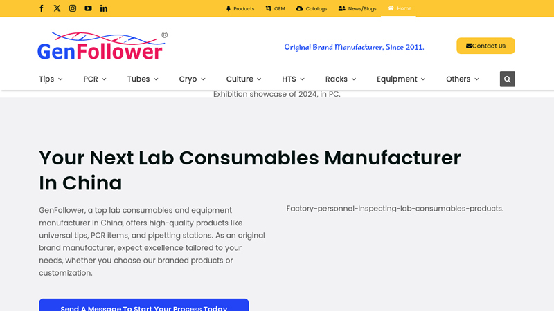 Lab Consumables, Plasticware & Equipment Supplies - GenFollower