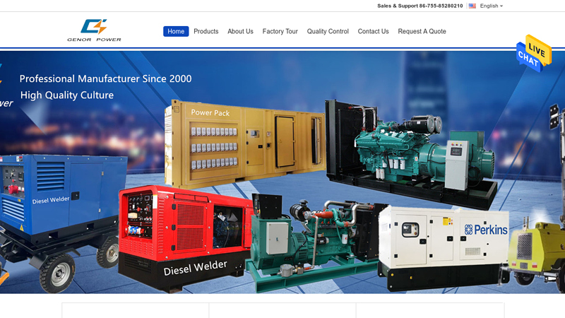 Quality Genset Diesel Generator & Perkins Diesel Generator factory from China