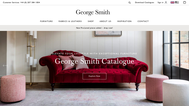 British makers of luxury, handcrafted, upholstered furniture | George Smith