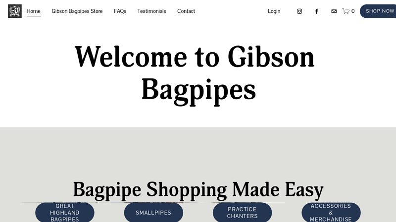 Gibson Bagpipes