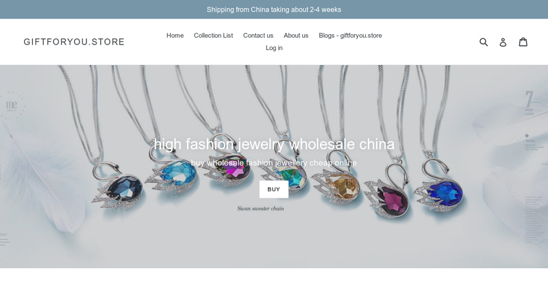 High fashion jewelry wholesale china online store  giftforyou.store