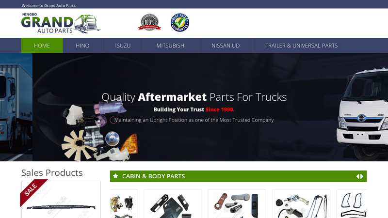 Best Quality Wholesale Aftermarket Truck Parts - Grand Auto Parts