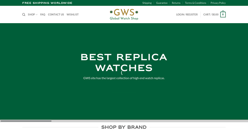 Best Replica Watches Site | GWS | AAA Perfect Clone Watches