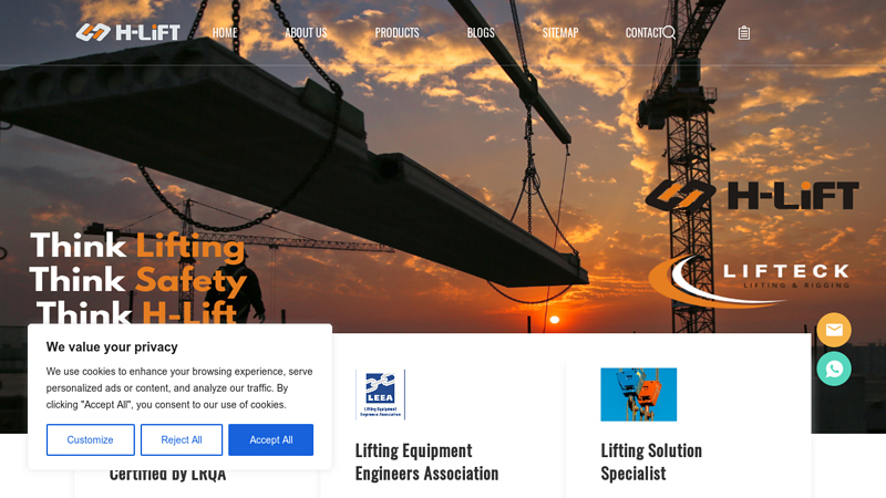 Image of H-Lift Industries Co Ltd | Lifting, Lashing and Rigging | China