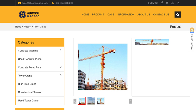 Image of China Construction Cranes Manufacturers, Suppliers