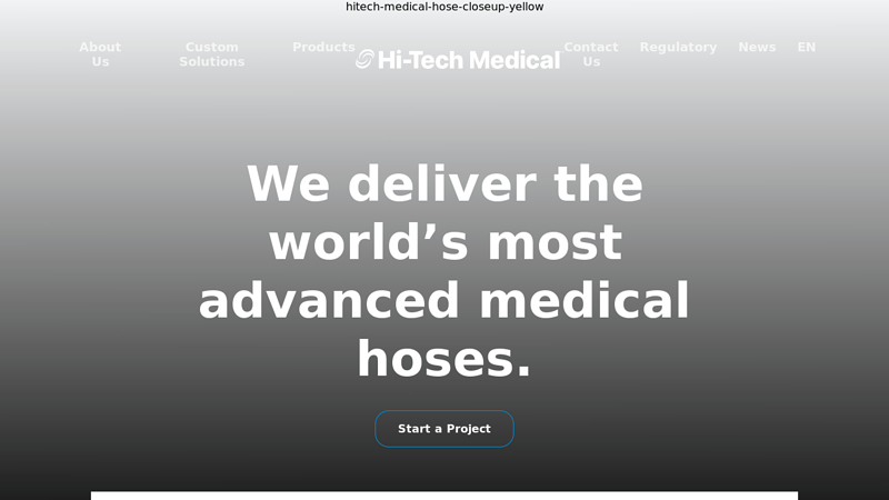 Respiratory Medical Tubing Manufacturer | Hi-Tech Medical