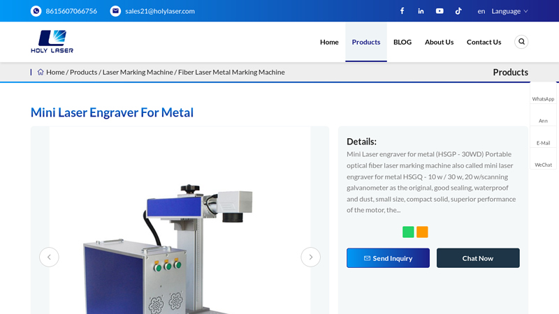 Image of China Mini Laser Engraver for Metal Manufacturers and Suppliers ...