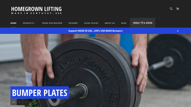 HomeGrown Lifting offers Bumper Plates, Barbells, Dumbbells + More  Homegrown Lifting