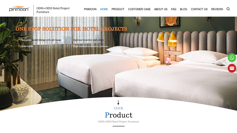 Hotel projet mattress luxury upholstered leather beds and custom made fabric sofa design