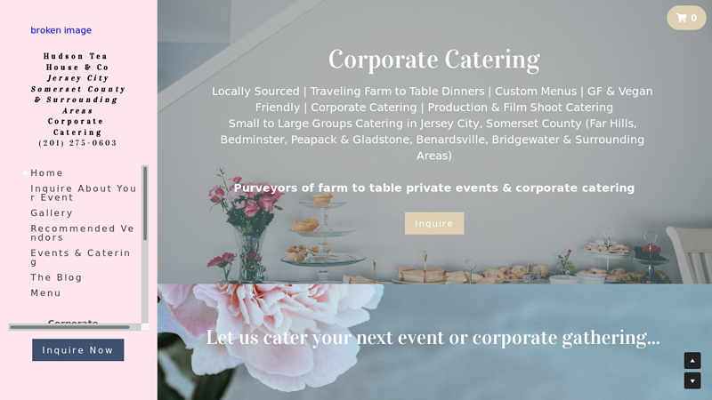 Hudson Tea House & Co. Events & Corporate Catering