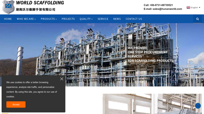 World Scaffolding Is A Leading Scaffold Manufacturer In China. Specialized In Ringlock System, Planks, Frame, Tube, Clamps And Other Building Scaffold Material.