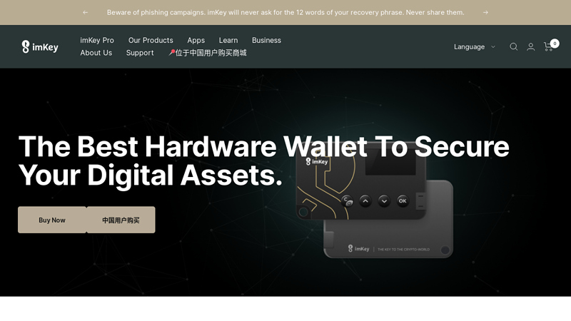 imKey Hardware Wallet Official Store | A secure digital assets self-custody solution