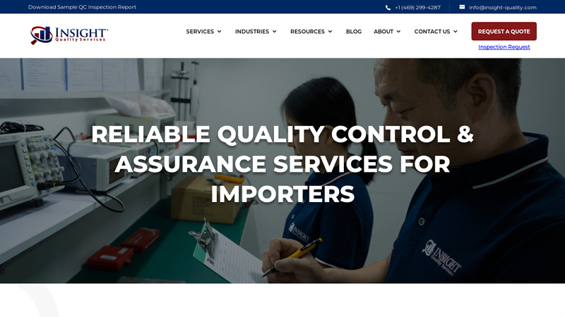 Insight Quality Services | Inspections & Audits in China & Worldwide