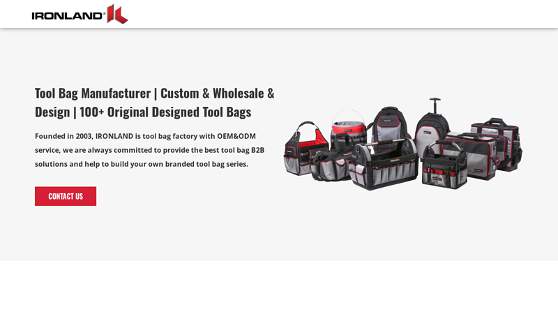 Tool Bag Manufacturer | Custom&Wholesale&Design | IRONLAND