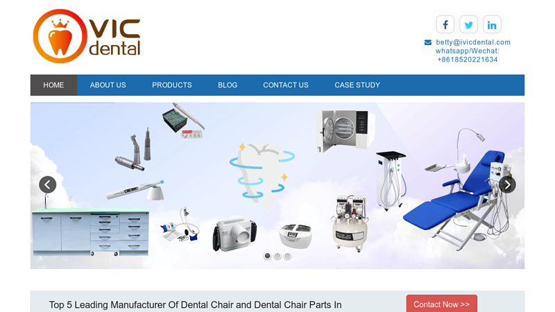 Home Leading Dental Chair Manufacturer -Vic Dental