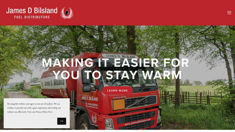 James D Bilsland Ltd | Heating Oil, Commercial Fuels,Bottled Gas & AdBlue