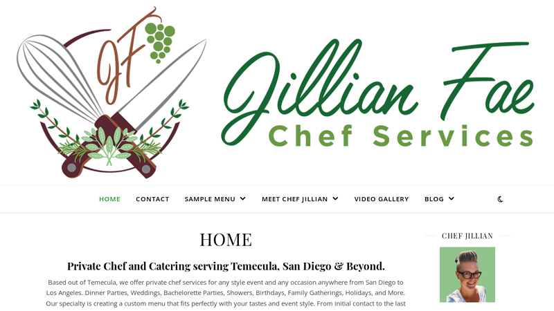 Jillian Fae Chef Service and Catering - Temecula Private Chef