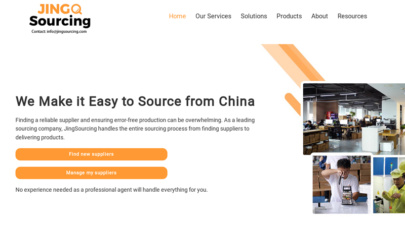 JingSourcing: China Sourcing Agent Trusted by 4000+ Clients.