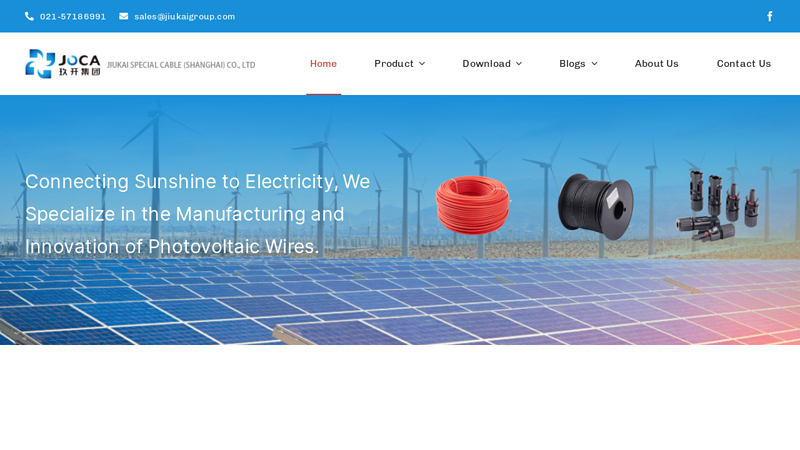 Professional Solar,PV,photovoltaic Wire & Cable Manufacturer| JiuKai | JOCA