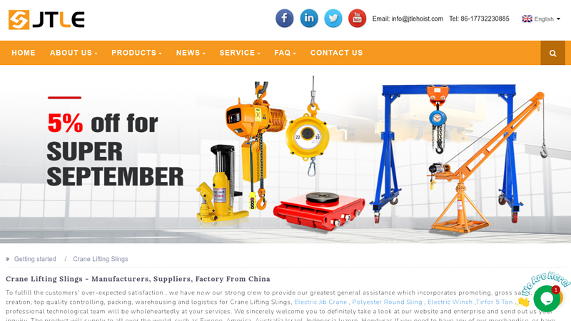 Image of Lifting Crane Manufacturers