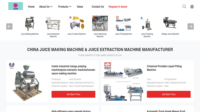 Image of China Juice Making Machine & Juice Extraction Machine Manufacturer