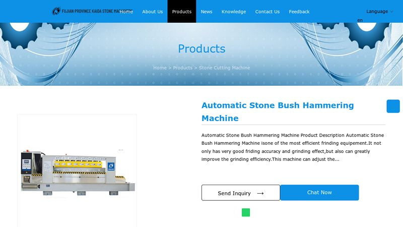 Image of China Stone Bush Hammer Machine Manufacturers, Suppliers, Factory ...