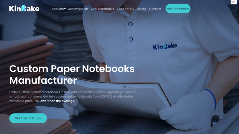 Custom Paper Notebooks Manufacturer - Kinbake