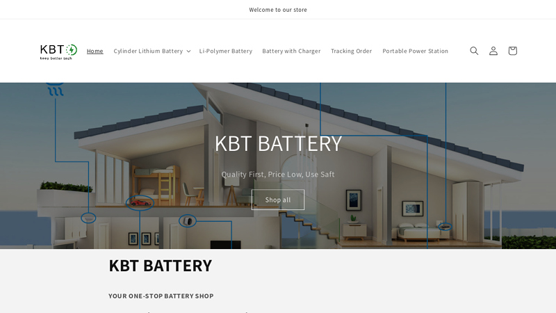 Producing lithium-ion battery such as 18650,18350, 21700, 26650 etc  KBT-BATTERY