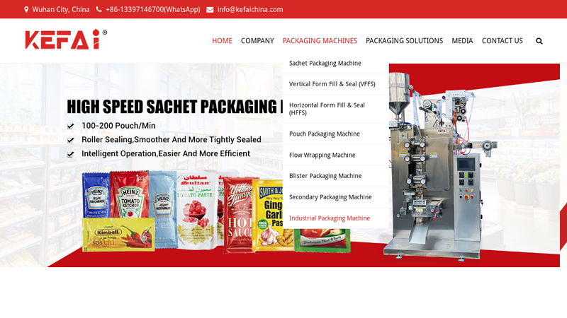 Image of China Professional Sachet, VFFS, HFFS Packaging Machines Manufacturer ...