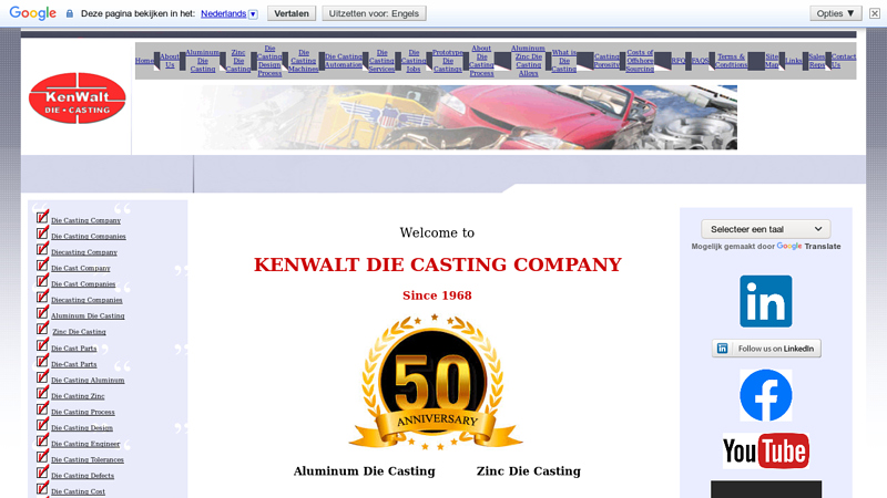 Aluminum Die Casting Company | KenWalt Die Casting Company