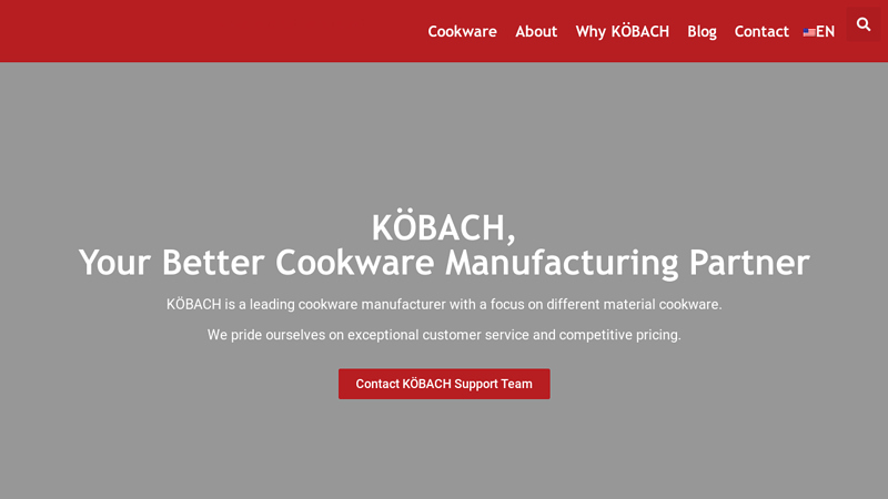 2024, Your Best Cookware Manufacturing Partner | K?BACH