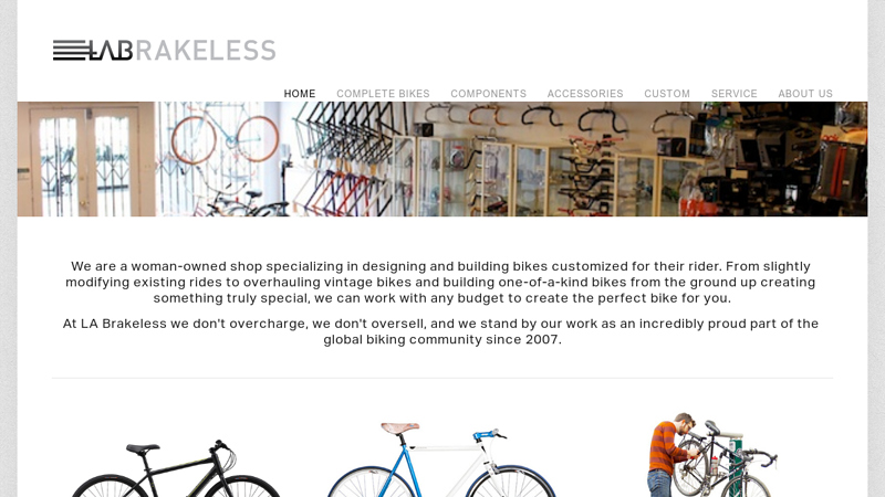 LA Brakeless Bicycles