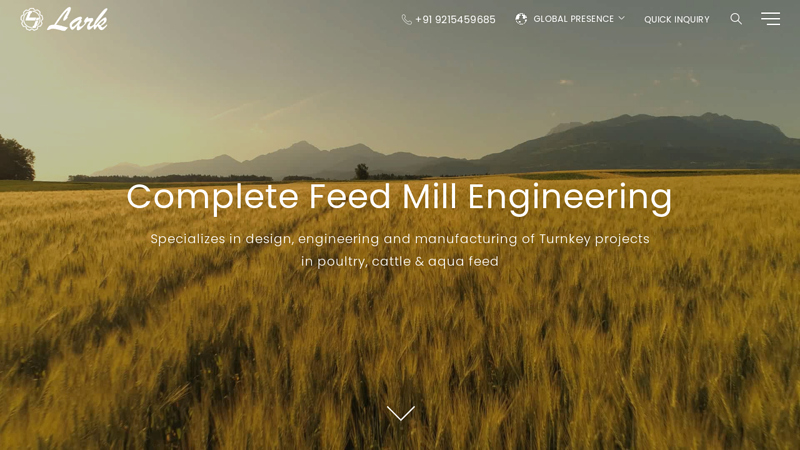 Feed Mill Engineering & Manufacturing India | Lark Engineering