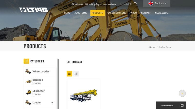 Image of 50 ton crane Suppliers,China 50 ton crane Manufacturers | LTMG